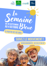 Semaine Bleue : du 30 septembre au 4 octobre 2024