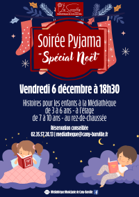 Soirée pyjama : Spécial Noël à la Médiathèque