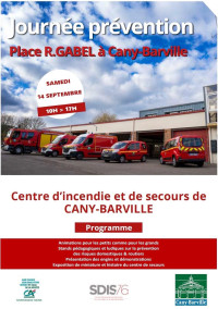 Journée prévention : Centre d'incendie et de secours de Cany-Barville - 14 septembre 2024