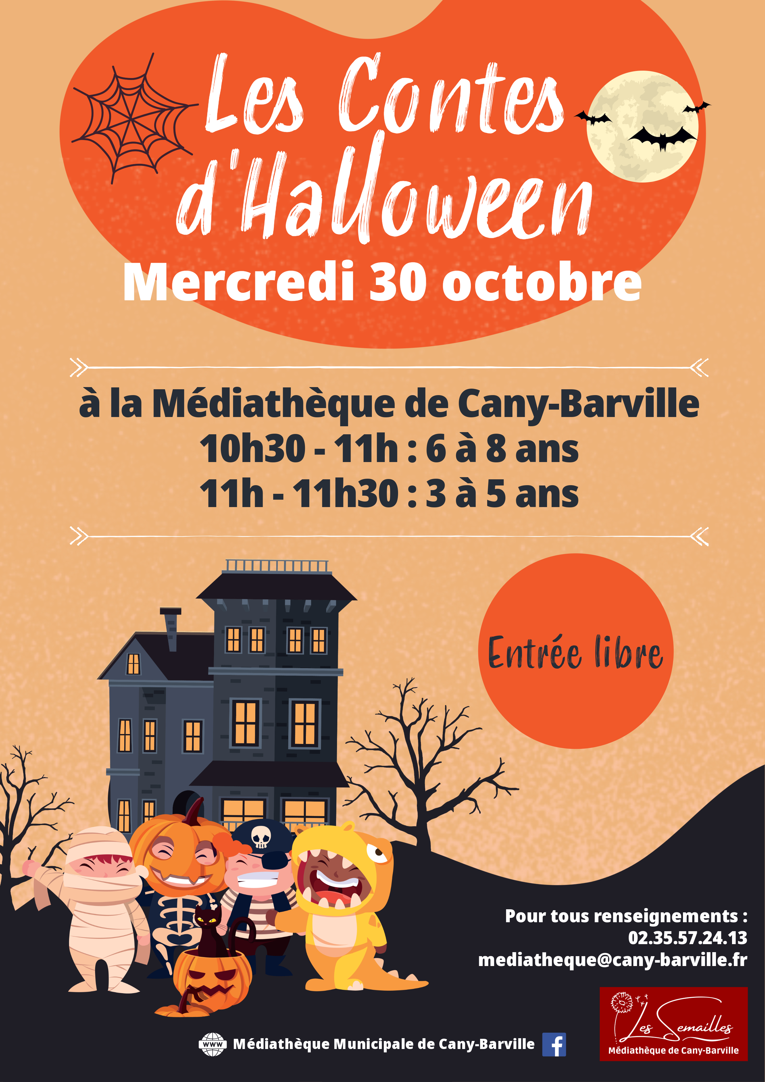 Les contes d'Halloween : 30 octobre 2024