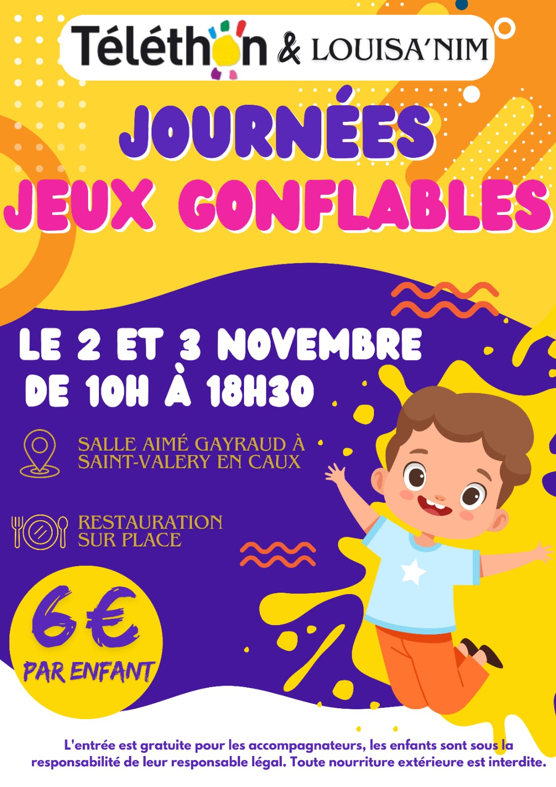 Village Téléthon Kid : 2 et 3 novembre 2024