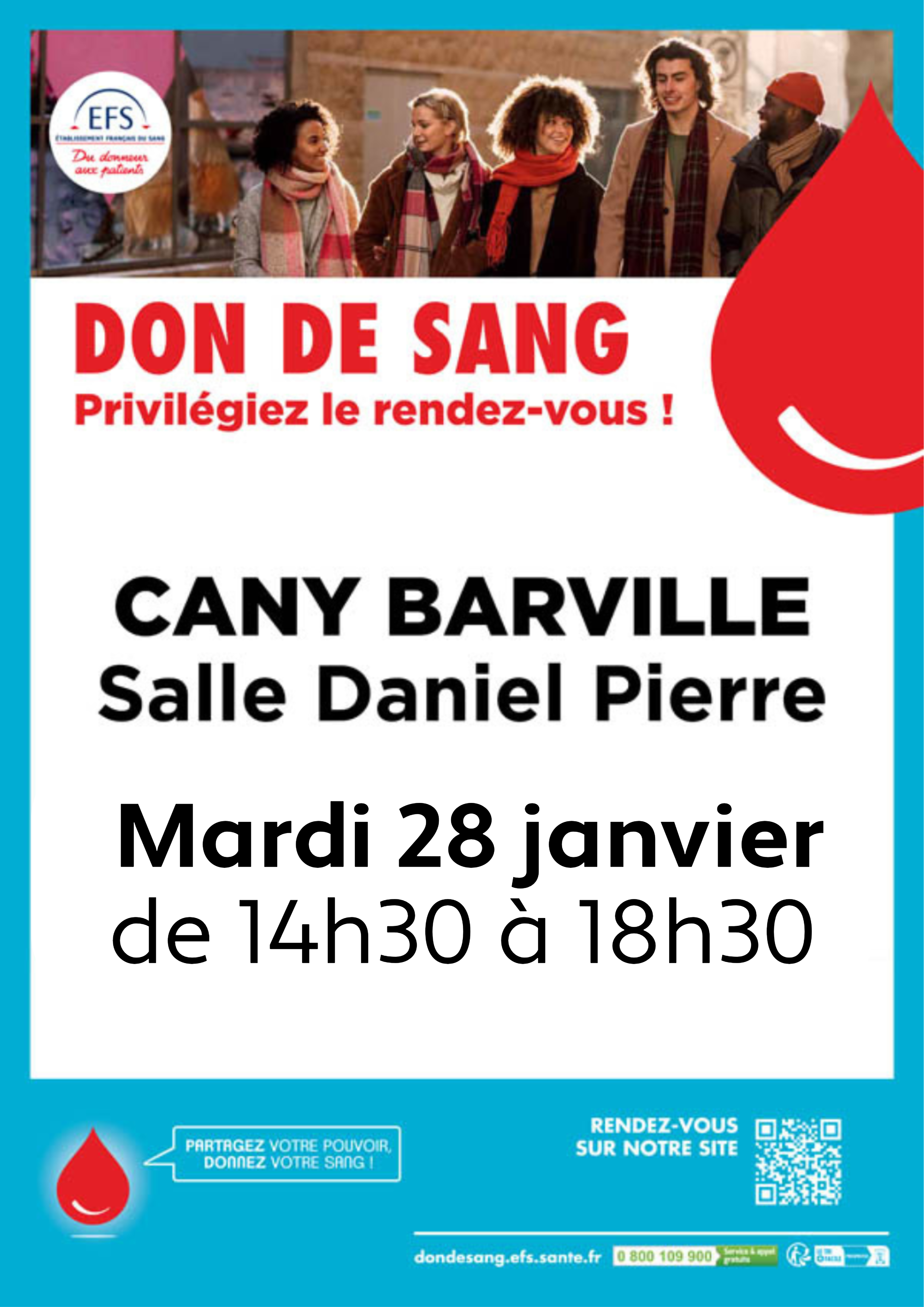 Don du sang : 28 janvier 2025